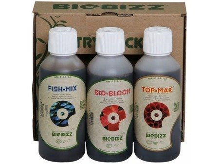 BioBizz Trypack Outdoor Pack, 3x250ml