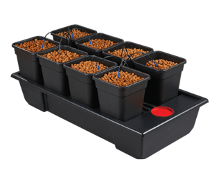 System Hydroponiczny Wilma Small Wide 8 (120x60x20cm) 80L