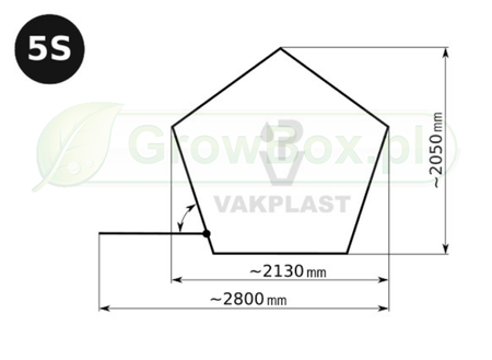 5SM - Pionowy System Hydroponiczny Mały