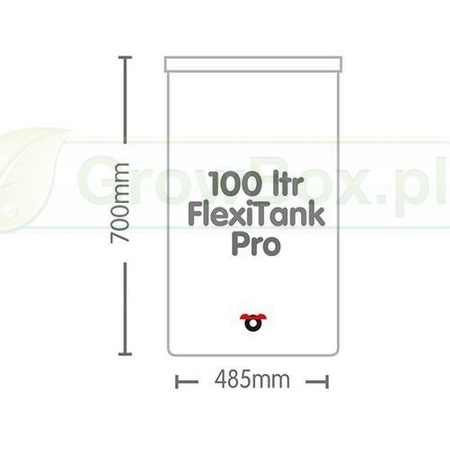 Zbiornik z kranikiem, 100L Flexi Tank Pro