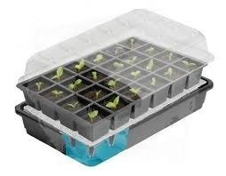 Szklarnia/Propagator Garland, 24 Sadzonki, poj. 2.2L, 37.5x23xh16cm