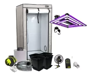 Zestaw HomeBox 80x80x180cm LED Lumatek ATS200W PRO