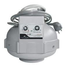 Wentylator Promieniowy Prima Klima z Regulacją Obrotów i Temp. fi125mm 420m3/h