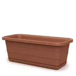 Donica Balkonowa Bona 60cm, Ceglana