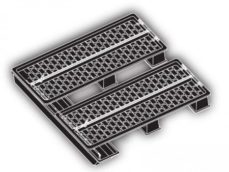 System Hydroponiczny NFT MULTI-DUCT, 115L, 339x117xh34cm