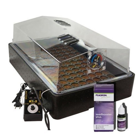 Zestaw Do Ukorzeniania i Klonowania, Propagator+Taca+Termostat+Seedbooster