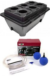 Kompletny System Hydroponiczny Oxypot, 70L, 82x53xh37cm, 6 Planty