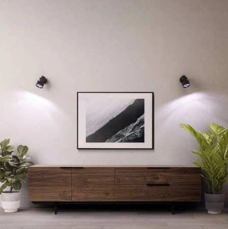 Czarny, Oprawa Natynkowa na Żarówkę VERTICANA®