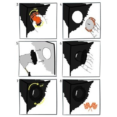 Pojedynczy Rękaw na Kable, rury fi70mm