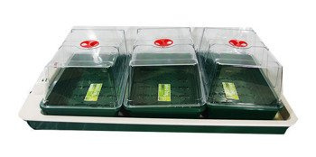Podgrzewana Taca 80,5x41x h20,5cm 230V + 3 Szklarenki