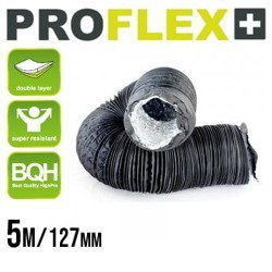 Przewód Wentylacyjny ALU/PVC, Miękki 127mm/5m