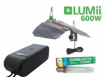 Zestaw HPS Lumii TIMA 400, odbłyśnik Maxii, SunBlaster