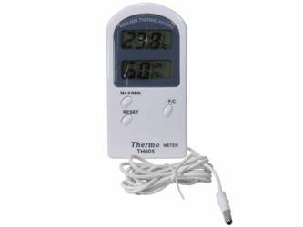 Termometr/Higrometr Elektroniczny -40/+70oC, 10%-98%RH, 110x60x10mm