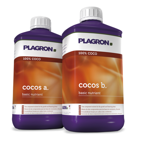 Plagron Cocos A+B 2x1L, Dwuskładnikowy Nawóz Do Kokosu Na Fazę Wzrostu i Kwitnienia