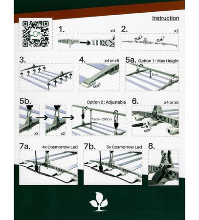 Zasilacz do Listwy LED Cosmorrow 4/5x20W