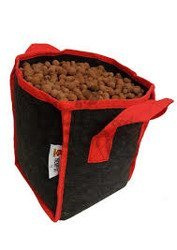 Oddychająca Doniczka Materiałowa 11L, Z Uchwytami 23x23xh26cm