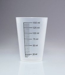 Miarka Plastikowa, Poj. 150ml, Skala 5ml