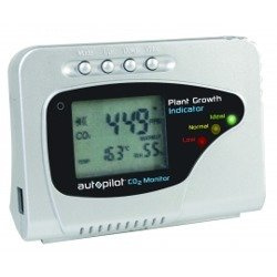 Elektroniczny monitor CO2 do pomiaru ciągłego - Hydrofarm Autopilot Apcem, 12x9x4,5cm, 230V/6V