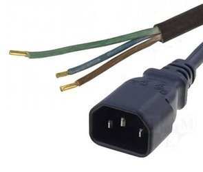 Kabel Sieciowy Trójżyłowy z Wtyczką 4m