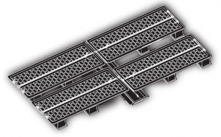 System Hydroponiczny NFT MULTI-DUCT, 115L, 199x117xh34cm