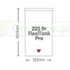Zbiornik z kranikiem, 225L Flexi Tank Pro