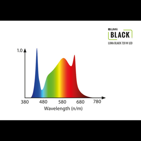 LED Lumii Black 720W 150x150cm Bez Zasilacza