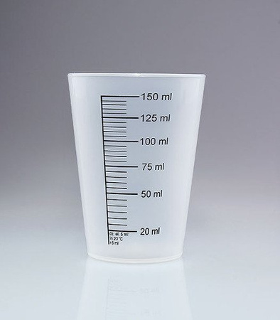 Miarka Plastikowa, Poj. 150ml, Skala 5ml