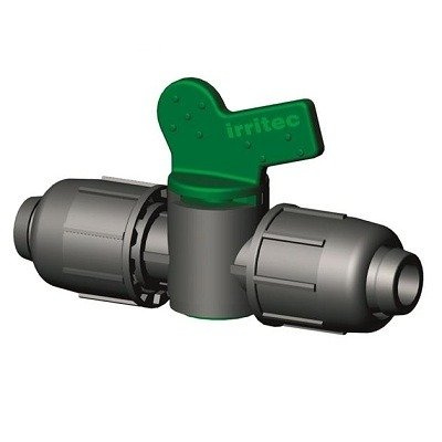 Zawór kulkowy 20mm-20mm ZIELONY
