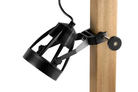 Czarna Oprawa Zaciskowa VERTICANA®, z Kablem 2m i Włącznikiem