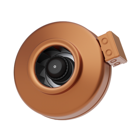 Wentylator Grand 3-Biegowy + Sterownik Ø150mm 530m3/H