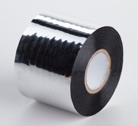 Taśma Srebrna Metalizowana, Rolka 50MM/50M (Do Montażu Folii Refleksyjnej)