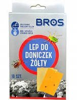 Żółte Lepy,Bros 10szt., Idealne na Ziemiórki